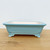 10-Inch Light Blue Glazed Rectangle Yixing Ceramic Bonsai Pot (No. 2507a)