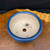Deep Round Mame Bonsai Pot in Ocean Blue by Andy Arnault – No. AA-633
