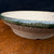 Flared Stone-Textured Bonsai Pot with Green Rim by Andy Arnault – No. AA-644