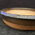 7.25” Round Dish with Blue Rim & Cobalt Accents – Jack Hoover Pot No. 661