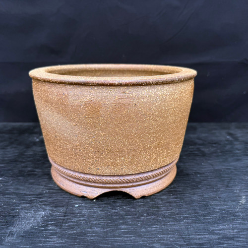 7.75” Round Cascade in Natural Clay – Jack Hoover Pot No. 638