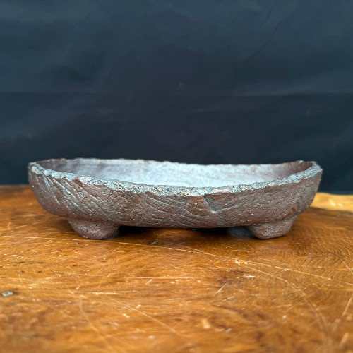 8.5” Oval Handmade Wood Fired Bruce Lenore Pot No. 130