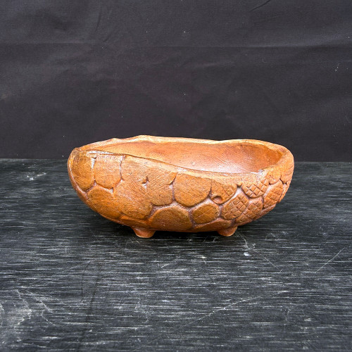 5.5” Oval Wood-Fired Handmade Bruce Lenore Pot No. 144