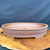 17" Handmade Oval Bonsai Pot by Jack Hoover – Textured Bark Brown  – No. 695