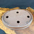 17" Handmade Oval Bonsai Pot by Jack Hoover – Unglazed with Textured Rim  – No. 697