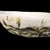8.5" Andy Arnault Hand-Carved Landscape Bonsai Pot – Textured Ivory & Moss Glaze No. 702