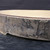 11" Andy Arnault Low Stone Slab Bonsai Pot – Weathered Bark Texture in Charcoal Clay No. 713