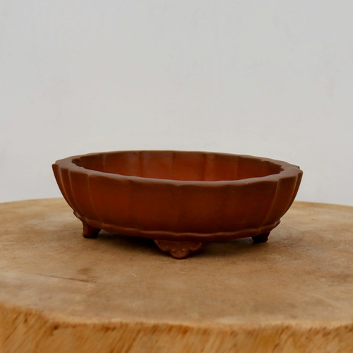 6" Unglazed Yixing Bonsai Pot (no. 2388)