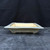 10" John Fazzino Handmade Bonsai Pot – Wide Square with Blue-Gray Wash No. JF-029