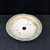 7" John Fazzino Handmade Bonsai Pot – Oval with Pale Aqua Glaze & Carved Texture No. JF-030
