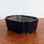 Namako Glazed Bonsai Pot (blue)
