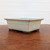 Cream Glazed Rectangle Bonsai Pot