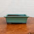 Oribe Glazed Rectangle Bonsai Pot in Light Green