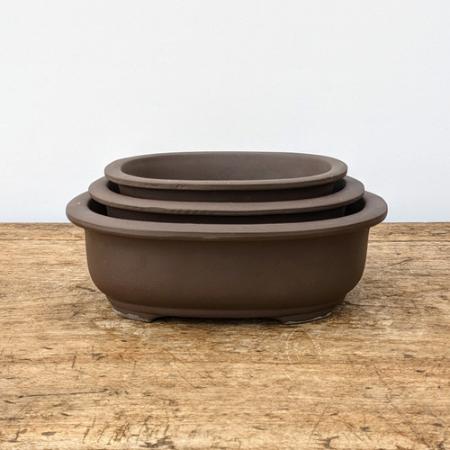 Udei 'brown' Unglazed Japanese Pot (6-8")