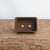 4-6" Udei (brown) Unglazed Bonsai Pot