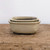 Glazed (cream) Japanese Bonsai Pot