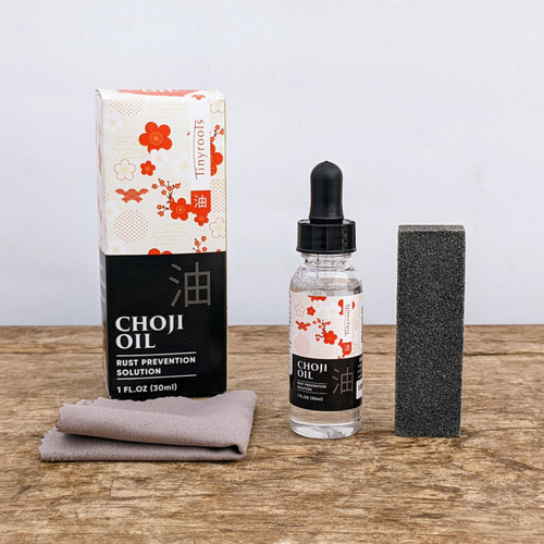 Tinyroots Choji Oil Maintenance Kit – Protect, Restore & Preserve Carbon Steel Tools