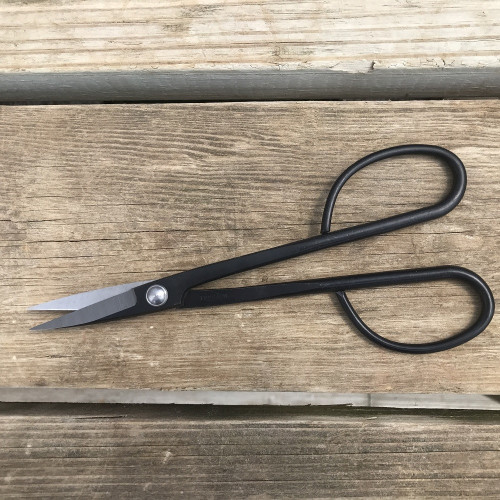 Carbon Steel Long Bonsai Shear - Known as the Hasami Shear, They're great For Defoliating or Cutting Smaller branches With Ease.
