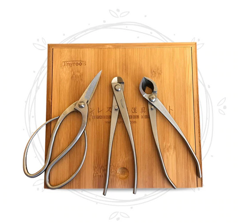 Tinyroots 3 Piece Stainless Steel Bonsai Too Kit