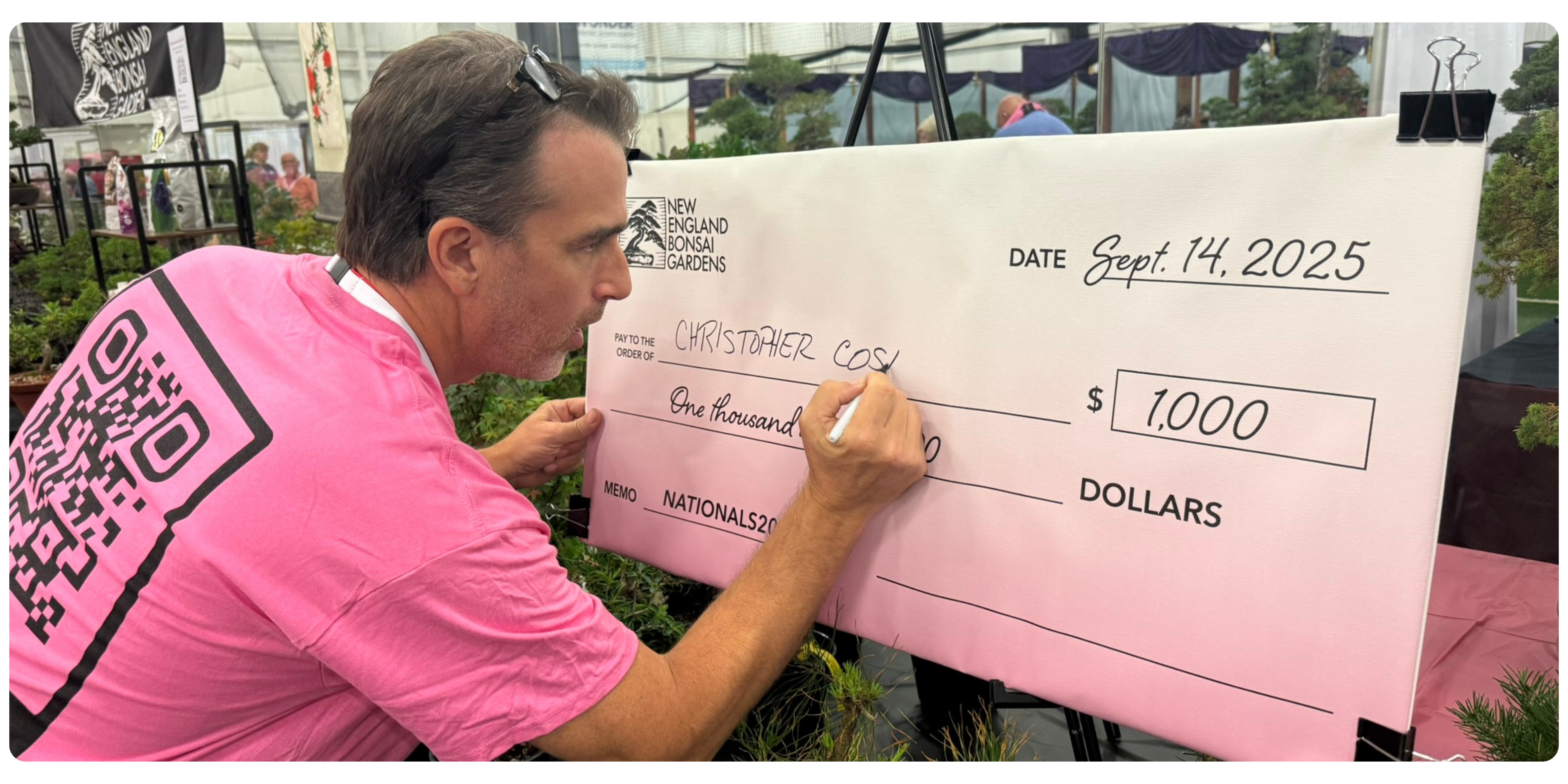 Giveaway at the Bonsai Nationals 2025